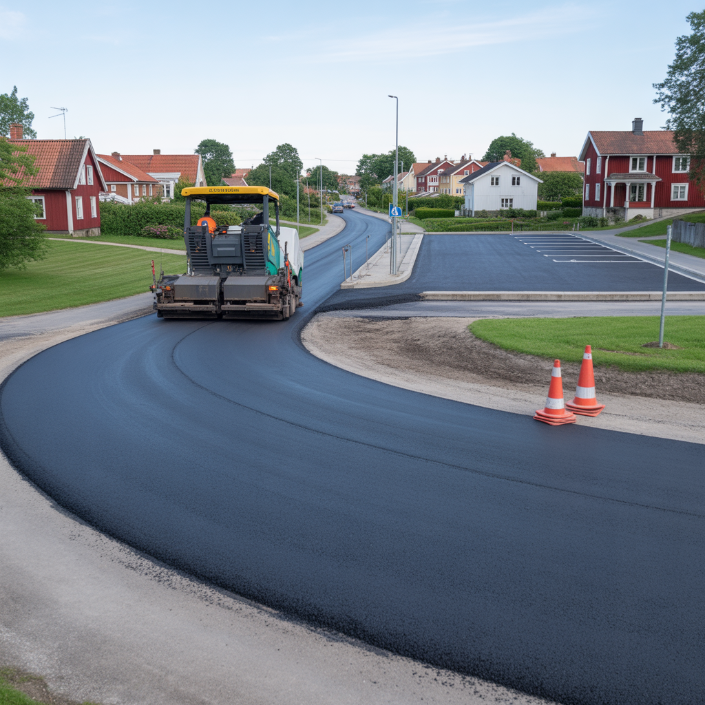 2.Hur asfalteras vagar och parkeringar professionellt