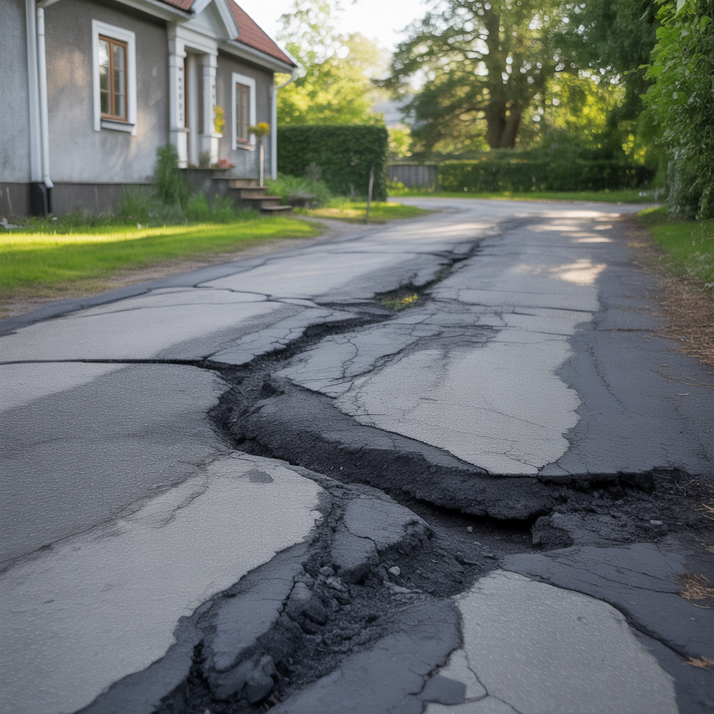 9.Varningstecken Nar bor din asfalt renoveras