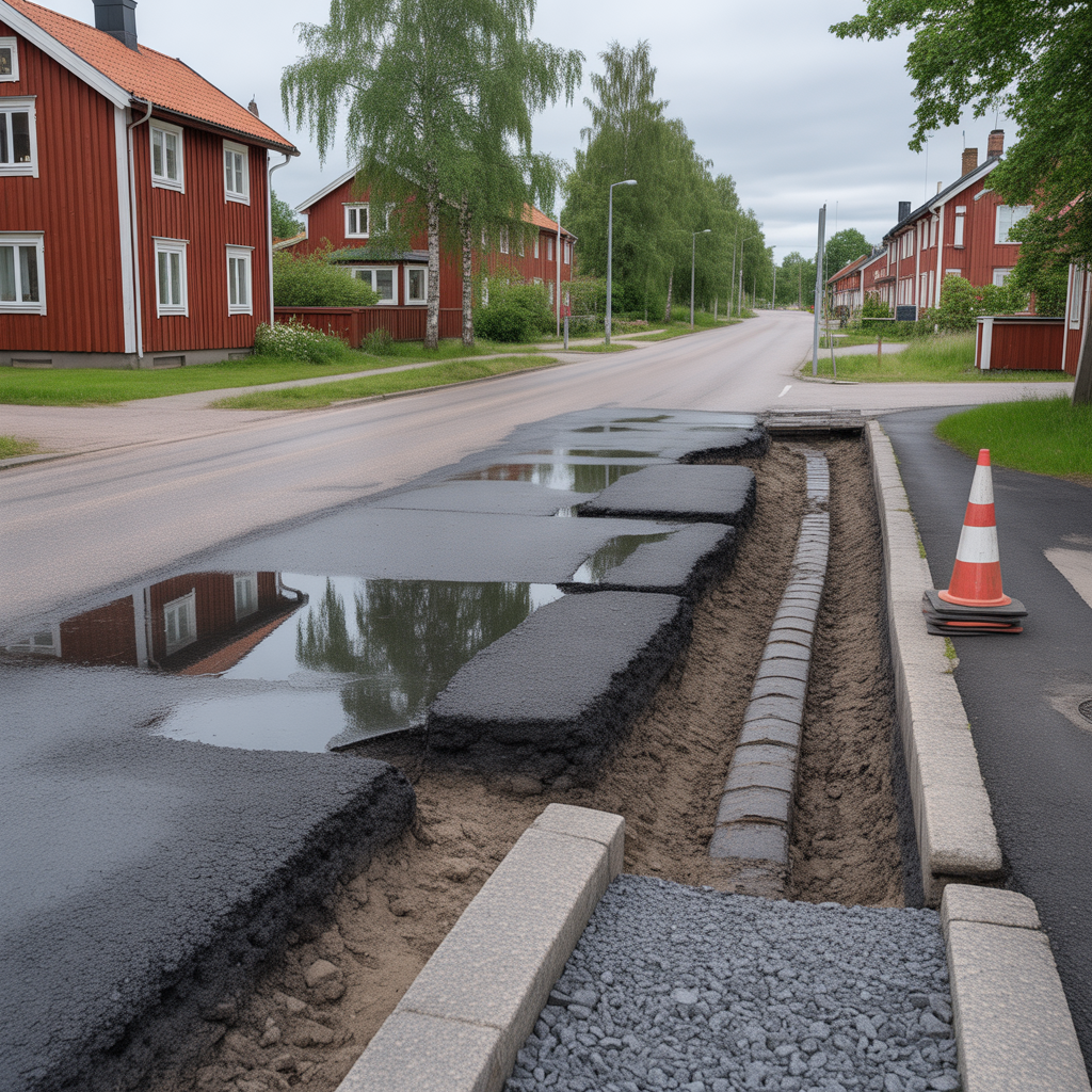 felsokning av sattningar i asfalt orsaker och atgarder